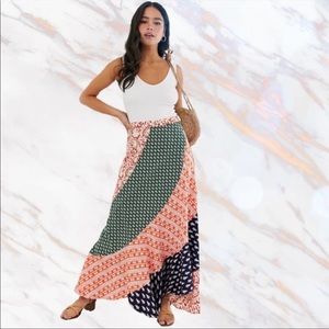 Free People Multicolor Maxi Skirt